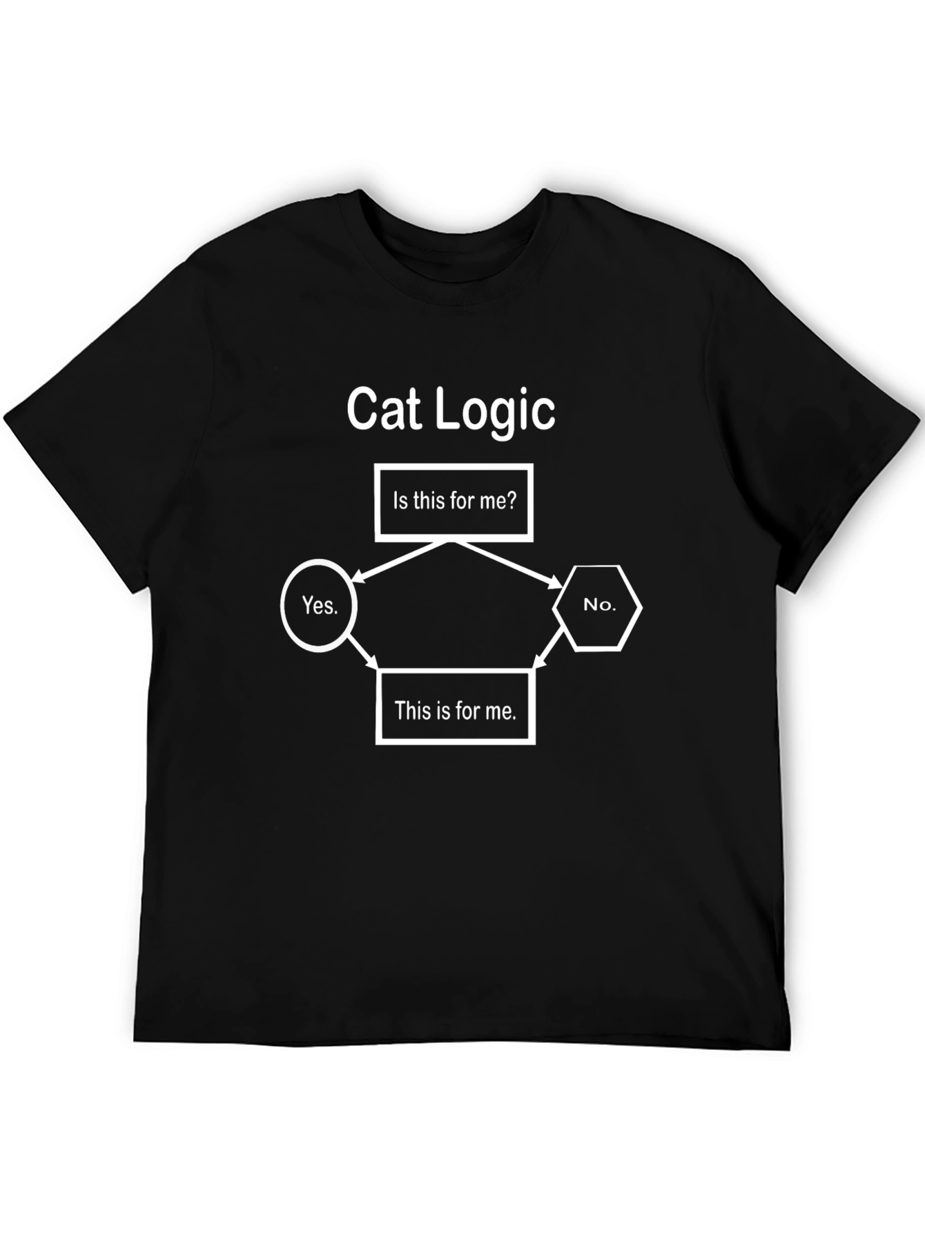 Cat Logic T-Shirt - Funny Cat Lover Gift