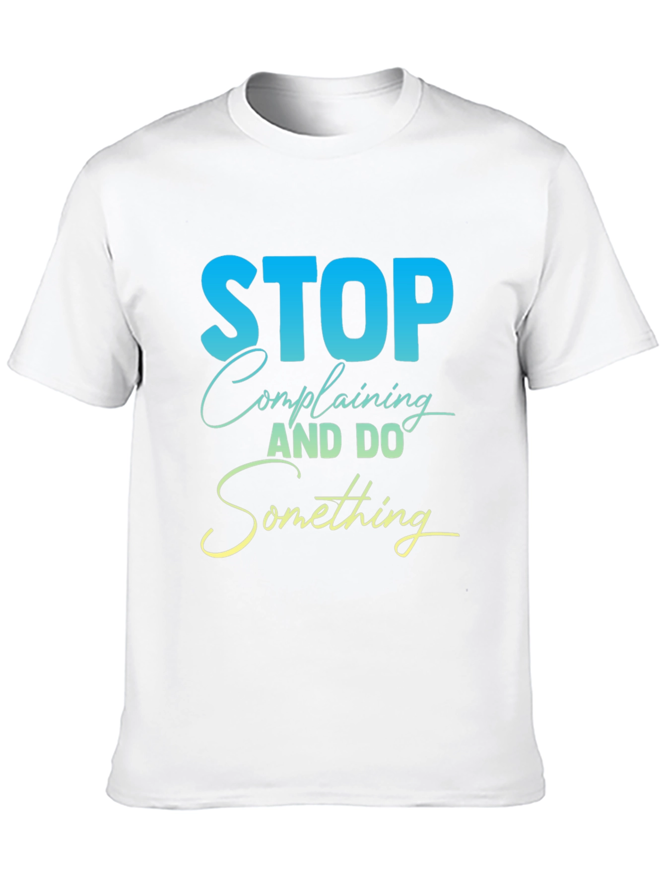 Stop Complaining Graphic Tee - Black