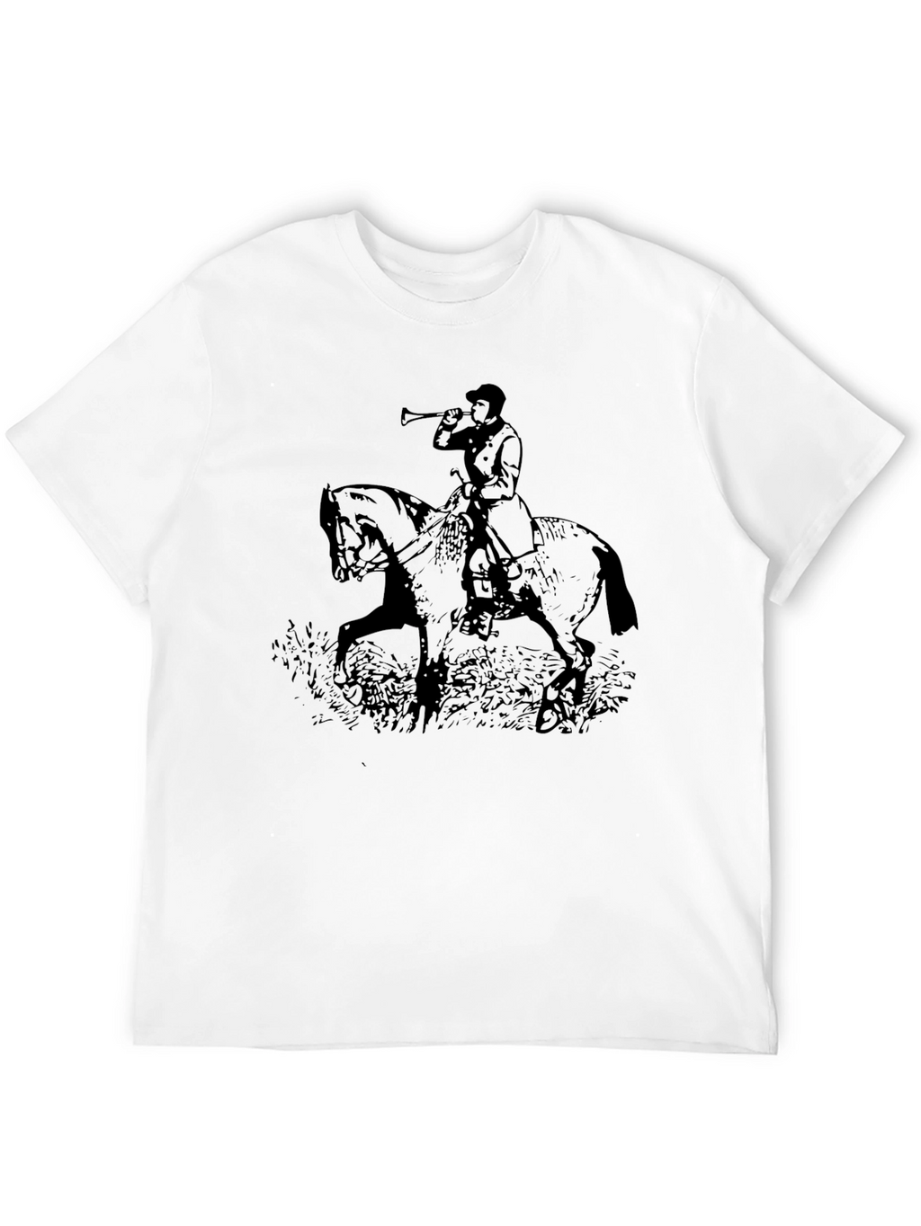 Equestrian Hunt T-Shirt - Black