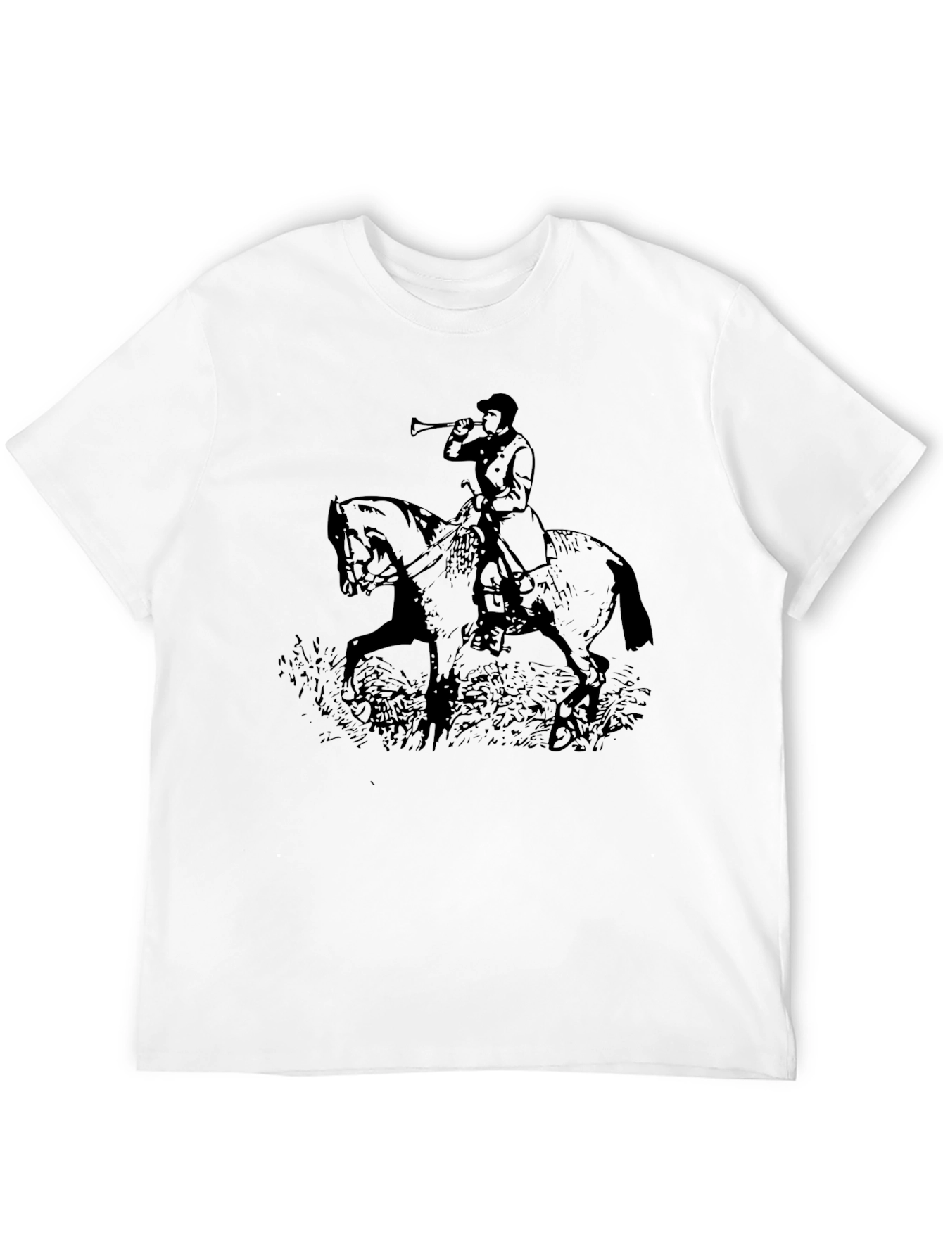 Equestrian Hunt T-Shirt - Black