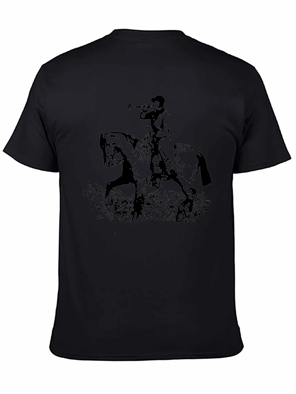 Equestrian Hunt T-Shirt - Black