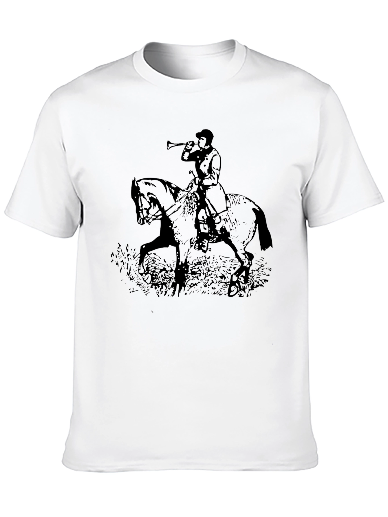 Equestrian Hunt T-Shirt - Black