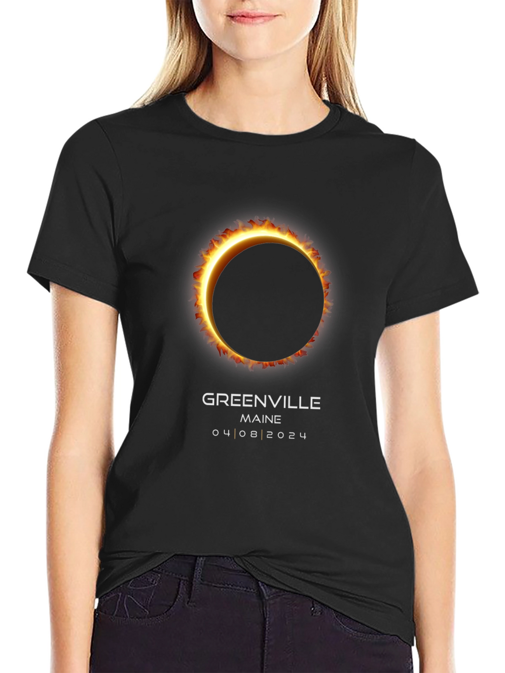 Greenville Maine Eclipse 2024 T-Shirt