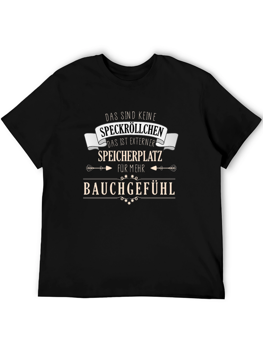 Funny German T-Shirt - Bauchgefuhl Humor Tee