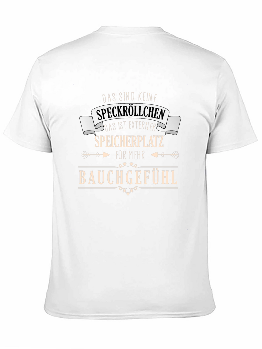Funny German T-Shirt - Bauchgefuhl Humor Tee