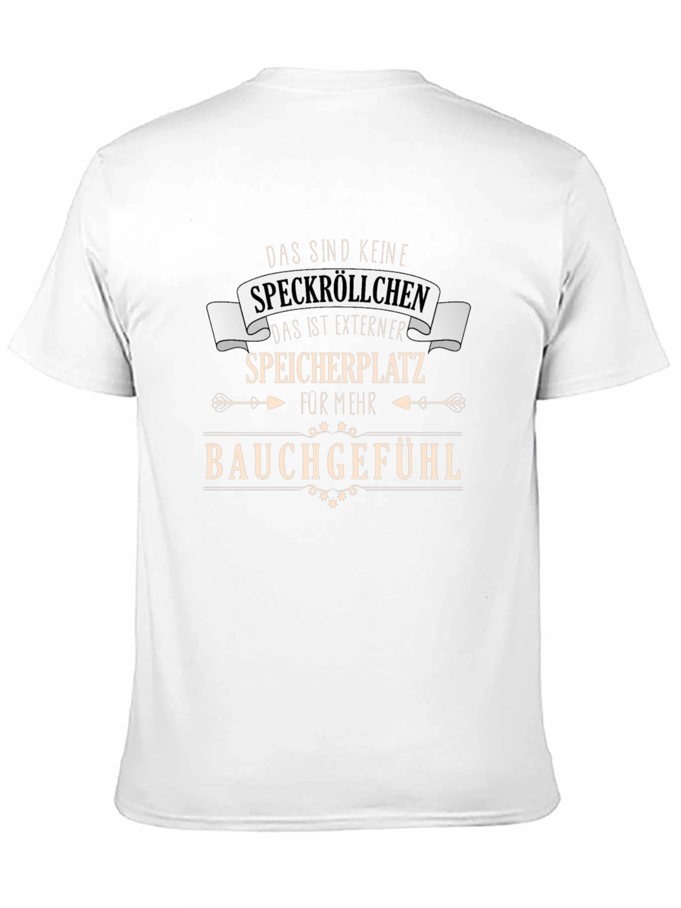 Funny German T-Shirt - Bauchgefuhl Humor Tee