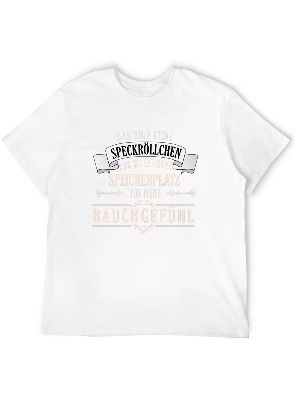 Funny German T-Shirt - Bauchgefuhl Humor Tee