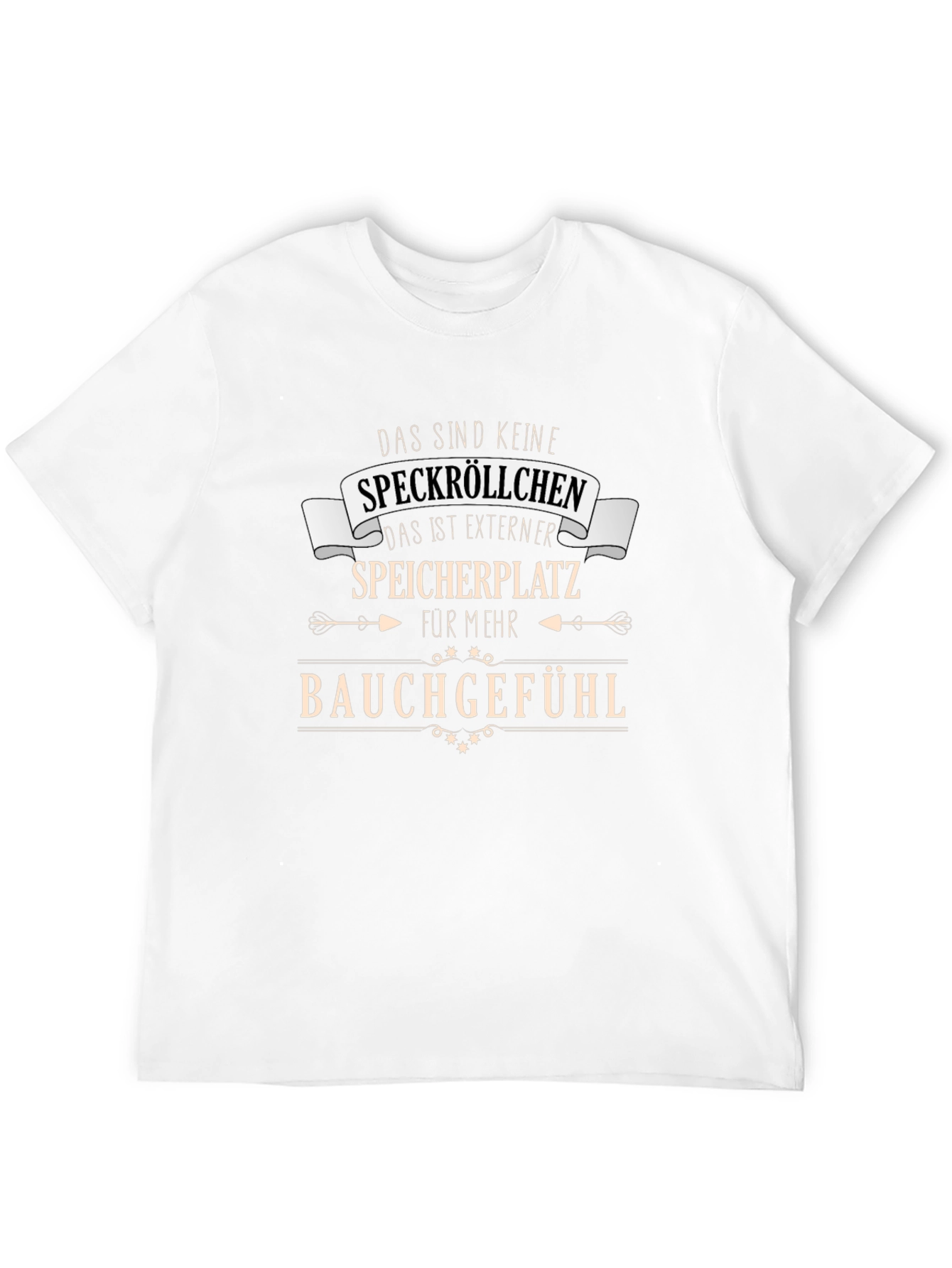 Funny German T-Shirt - Bauchgefuhl Humor Tee