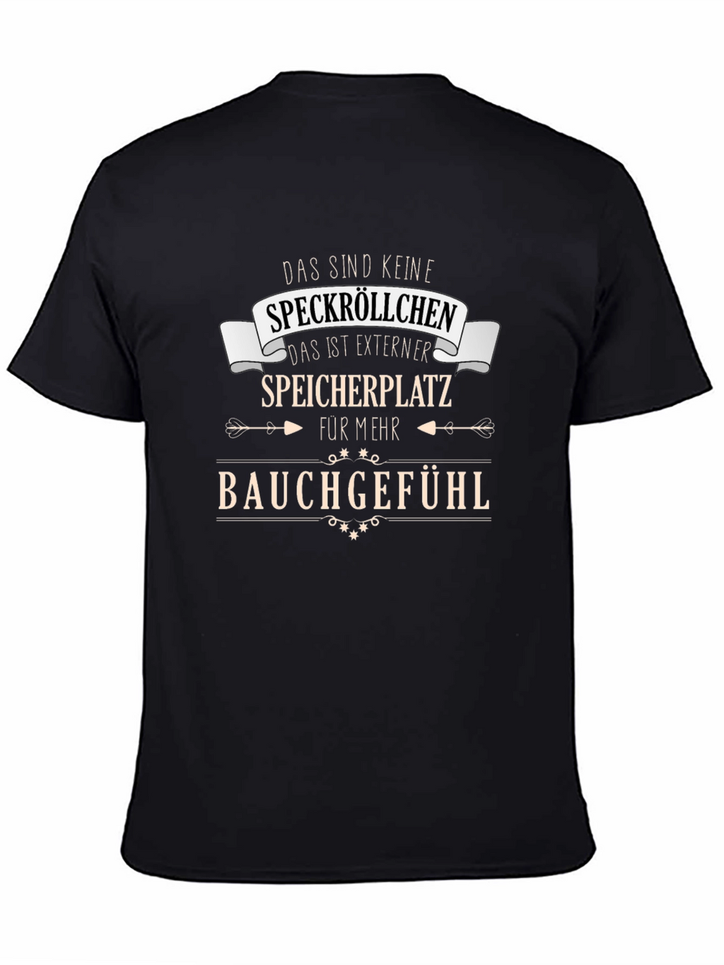 Funny German T-Shirt - Bauchgefuhl Humor Tee