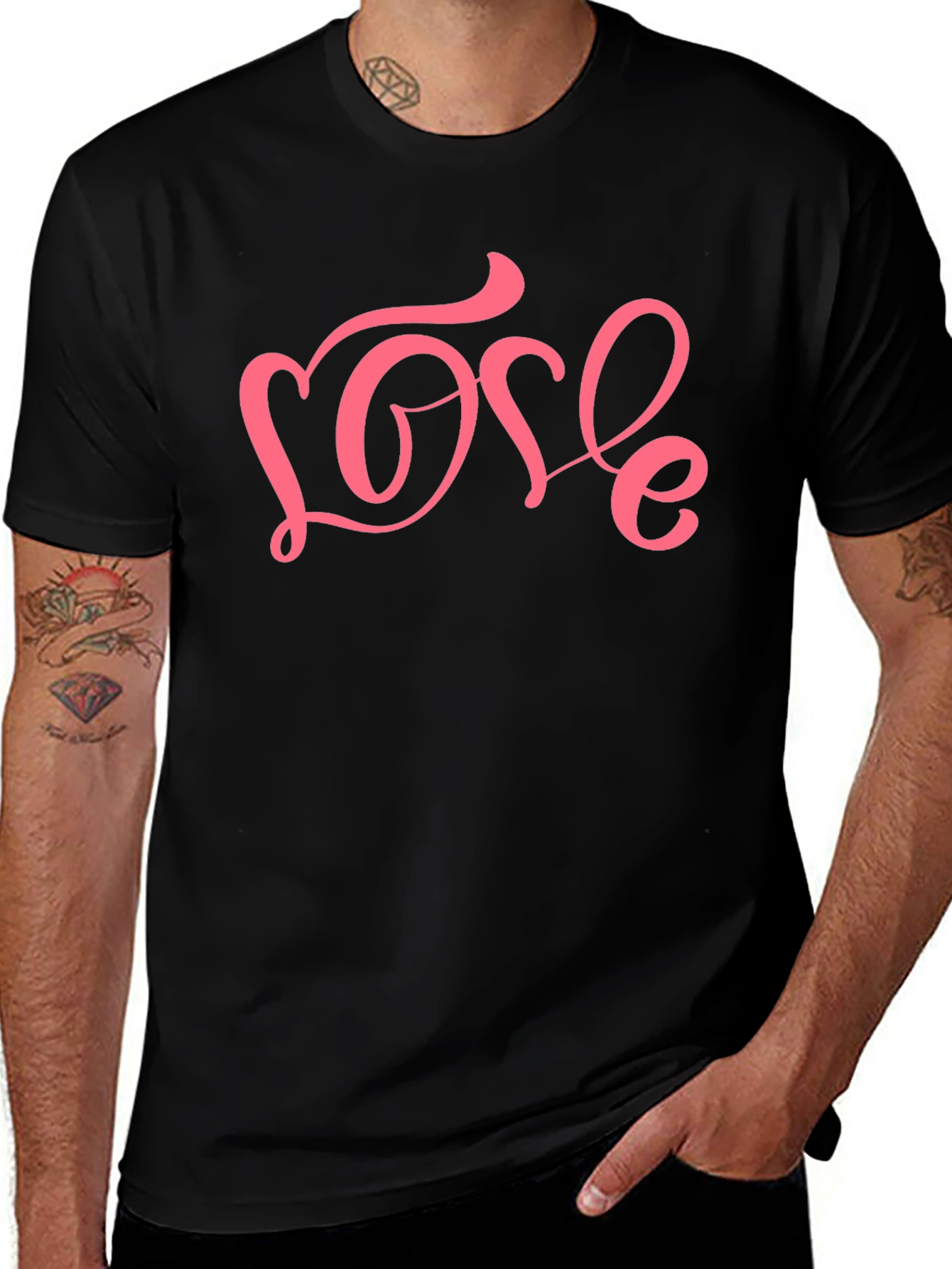 Love Graphic Tee - Black