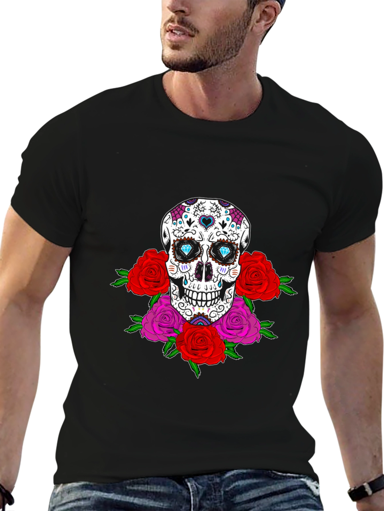 Day of the Dead Skull T-Shirt