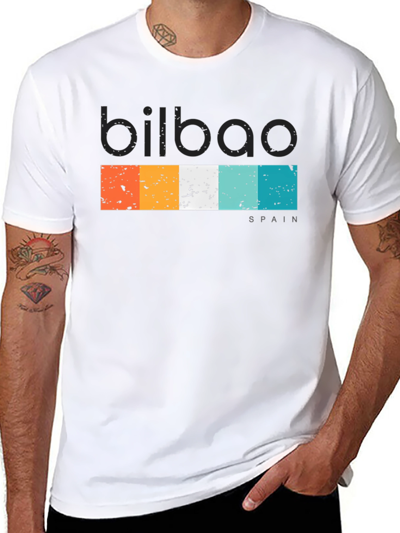 Bilbao Spain Graphic Tee - Retro Style T-Shirt