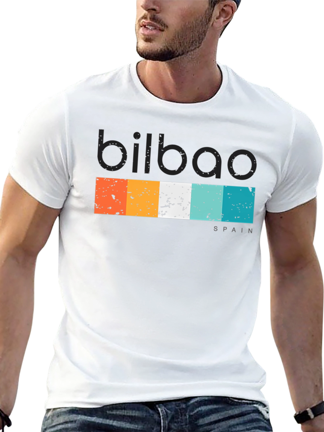 Bilbao Spain Graphic Tee - Retro Style T-Shirt