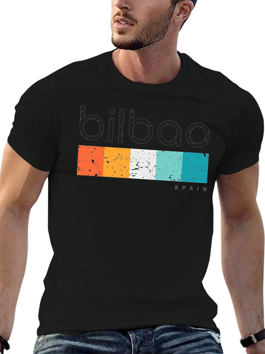 Bilbao Spain Graphic Tee - Retro Style T-Shirt