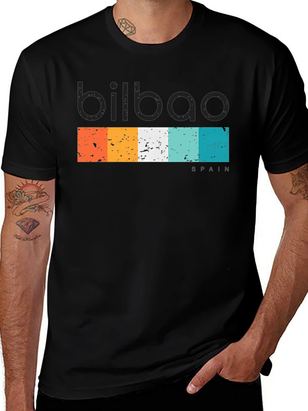 Bilbao Spain Graphic Tee - Retro Style T-Shirt