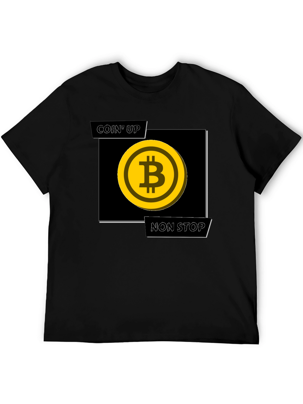 Coin Up Non Stop Bitcoin T-Shirt