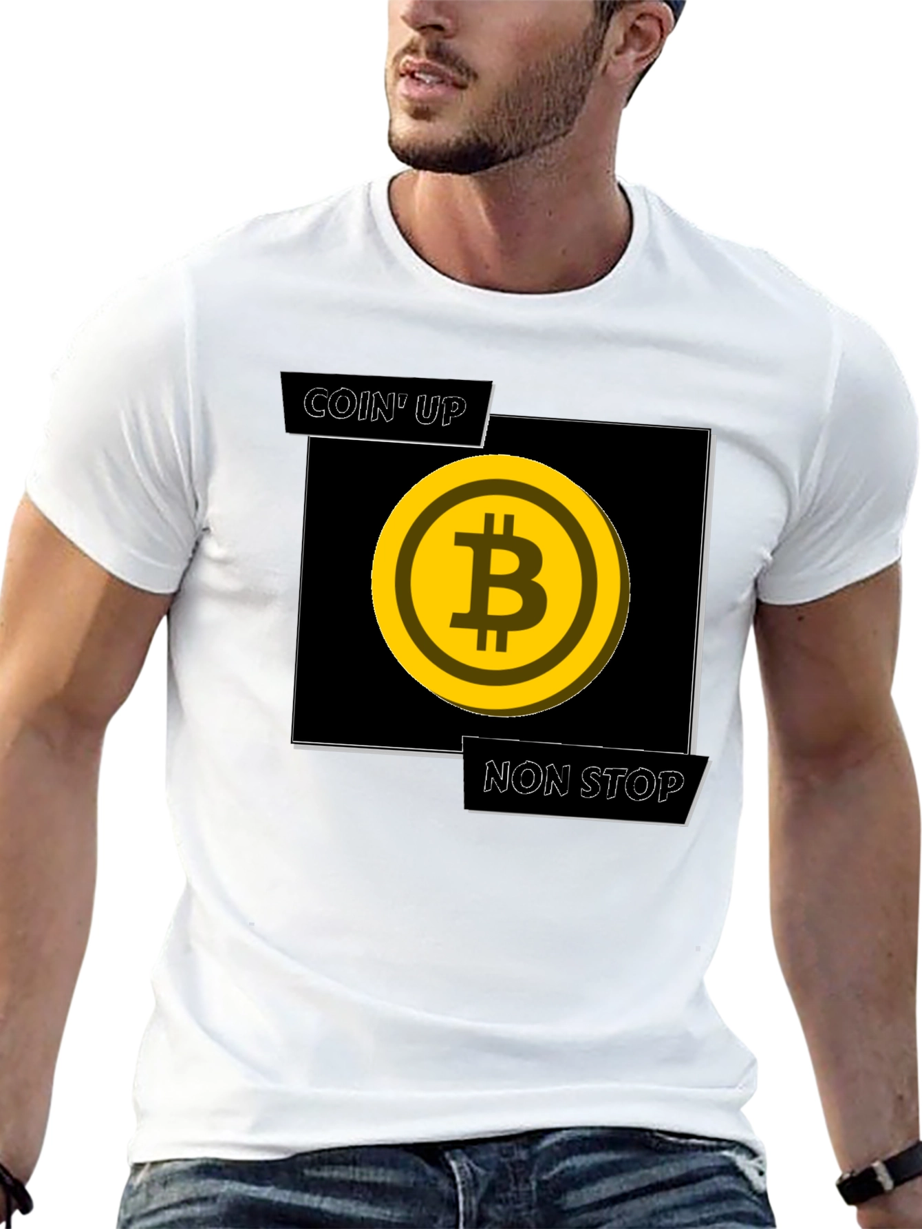 Coin Up Non Stop Bitcoin T-Shirt