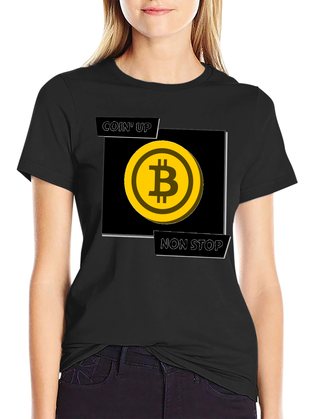 Coin Up Non Stop Bitcoin T-Shirt