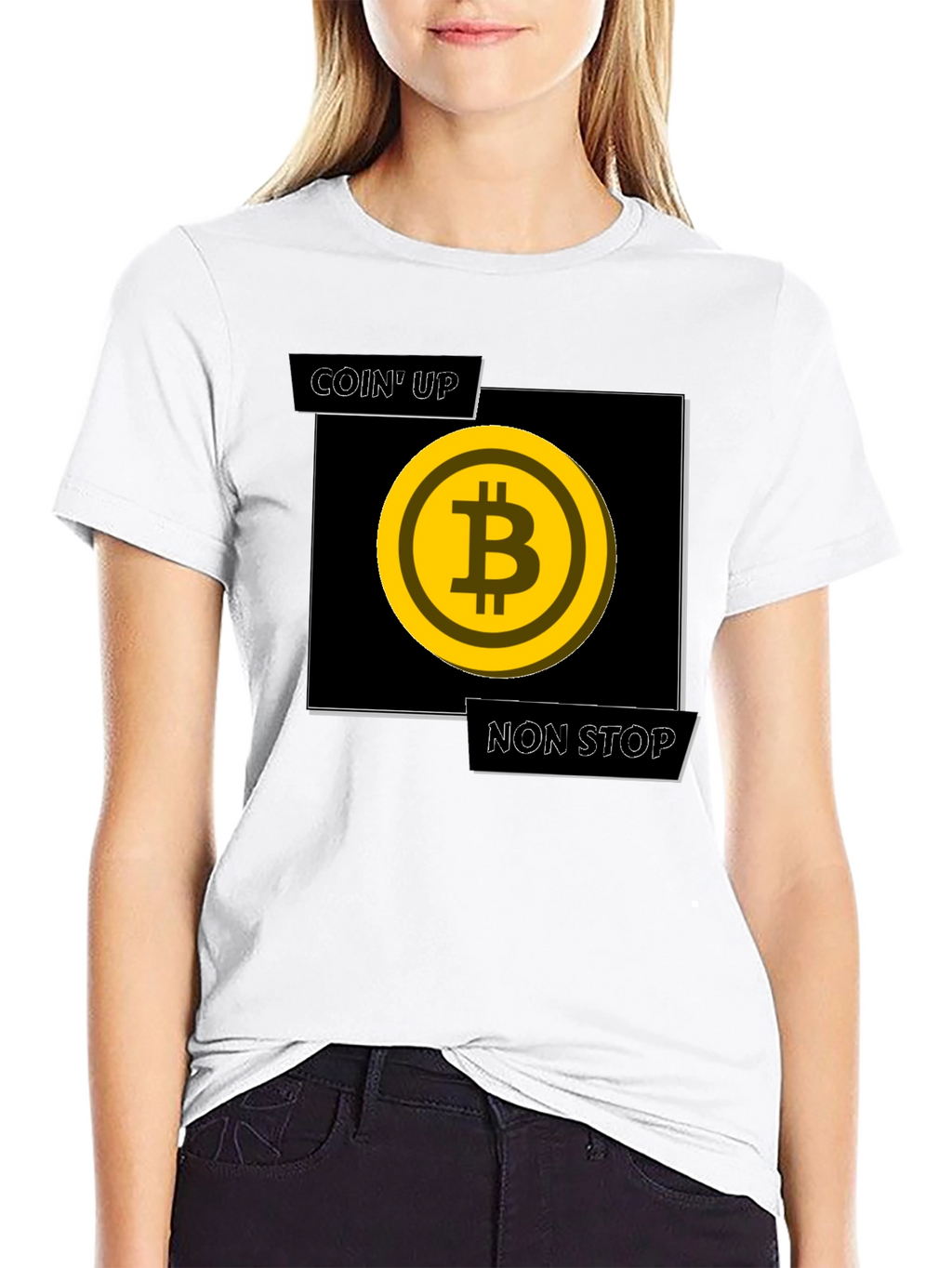 Coin Up Non Stop Bitcoin T-Shirt