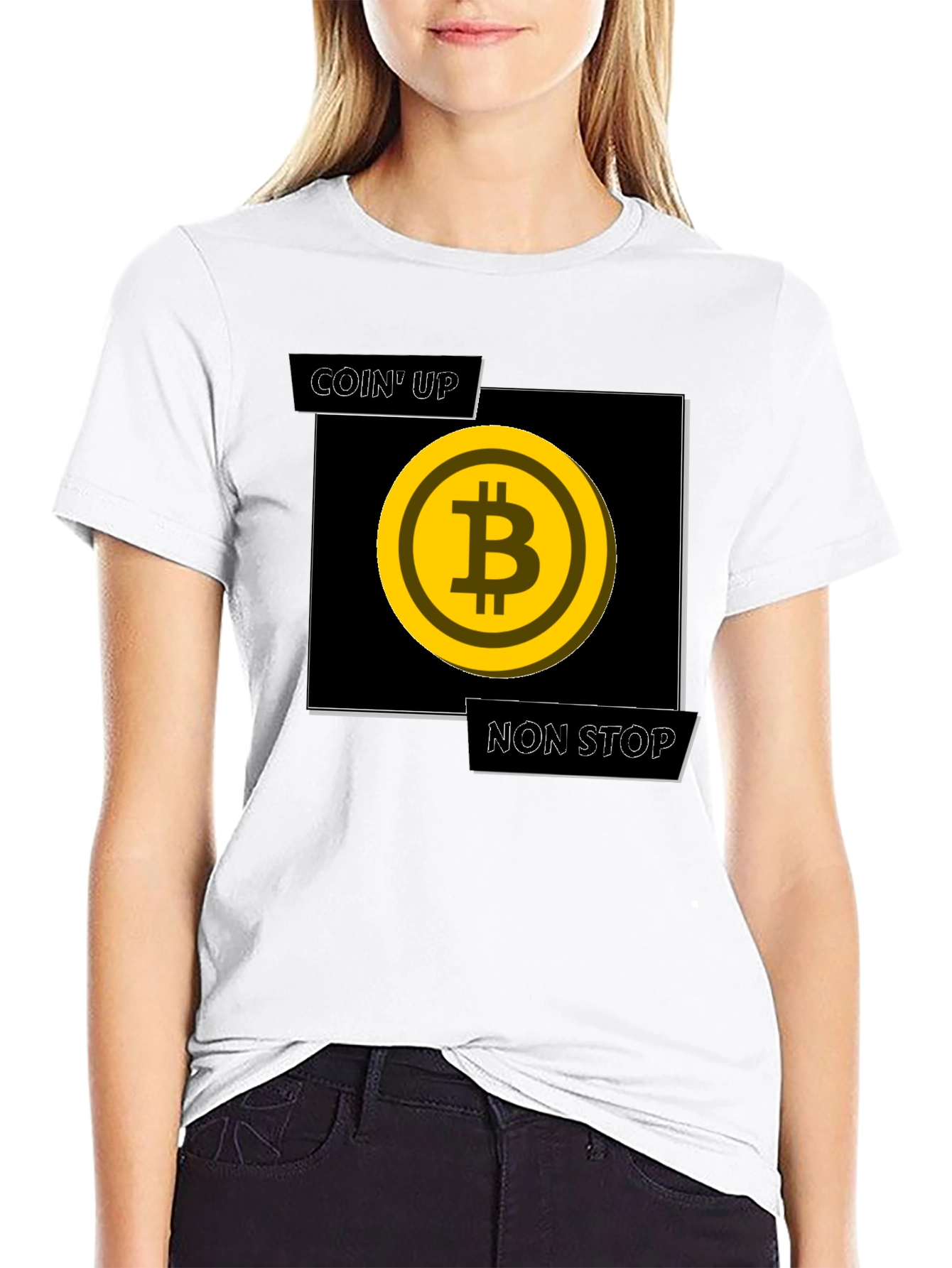 Coin Up Non Stop Bitcoin T-Shirt