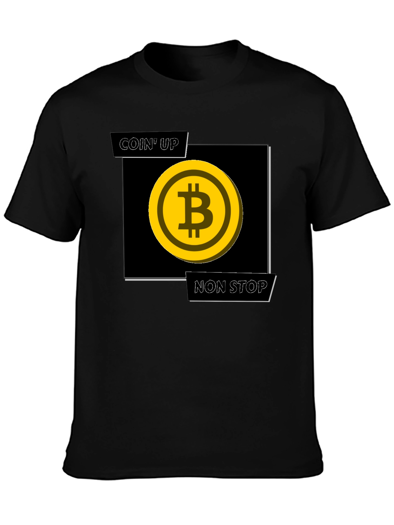 Coin Up Non Stop Bitcoin T-Shirt