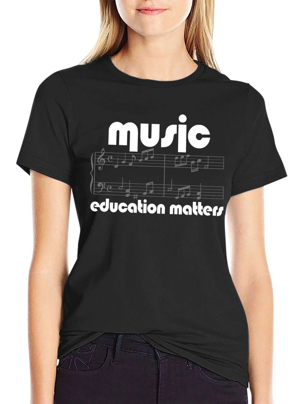 Music Education Matters Black T-Shirt