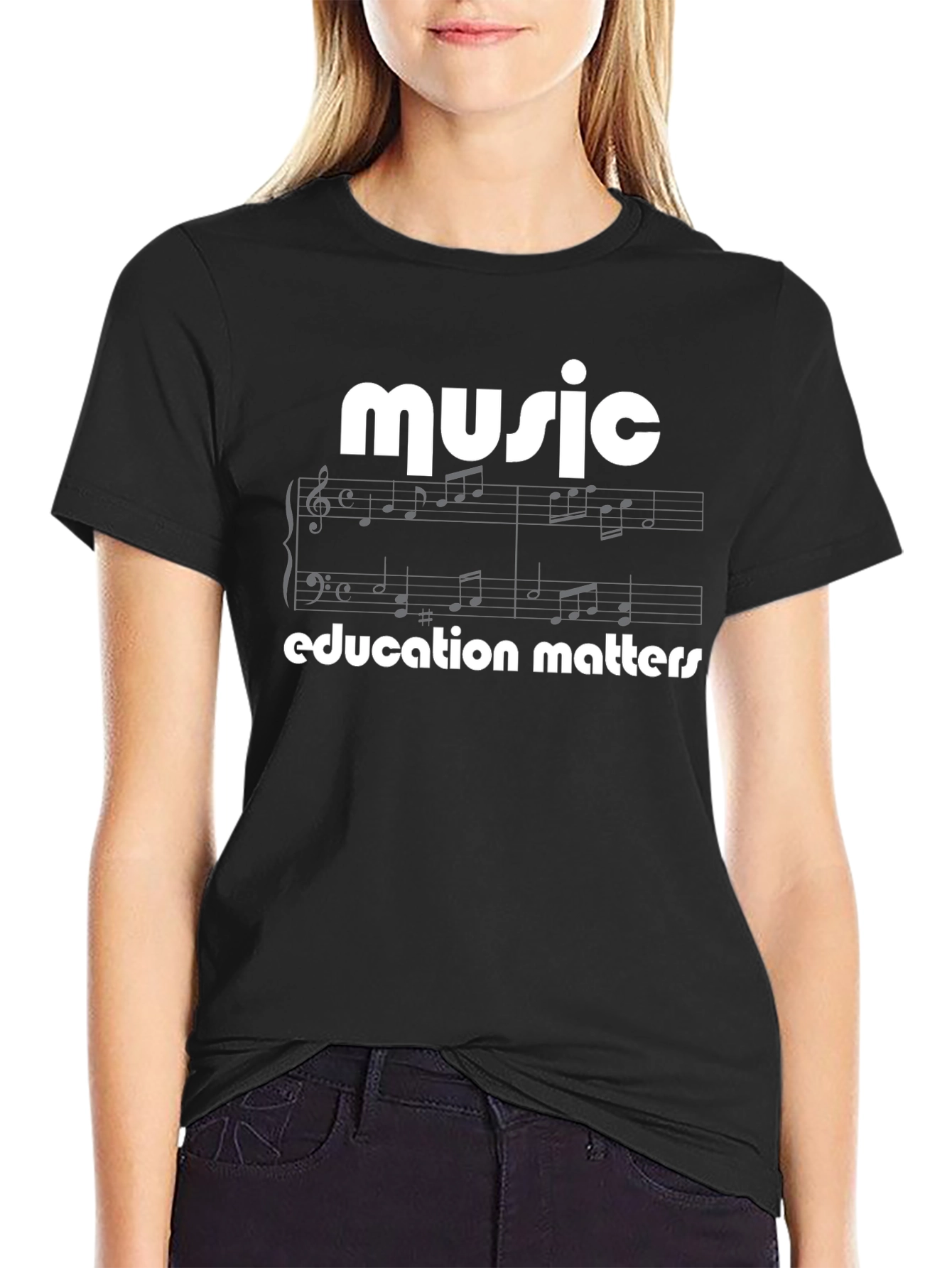 Music Education Matters Black T-Shirt