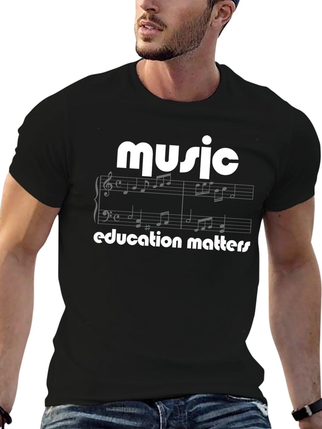 Music Education Matters Black T-Shirt