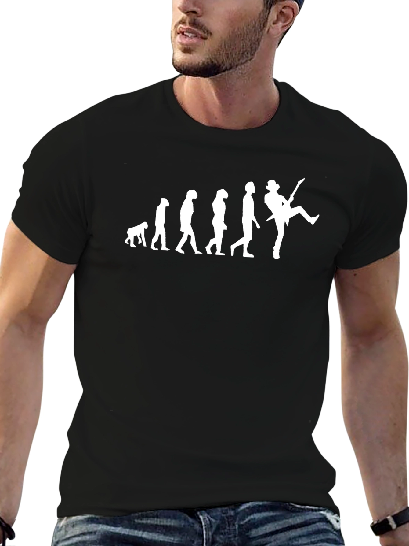 Evolution of Guitarist T-Shirt - Funny Music Tee