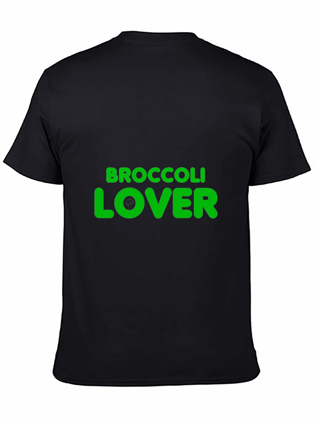 Broccoli Lover Graphic T-Shirt - Black