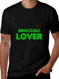 Broccoli Lover Graphic T-Shirt - Black