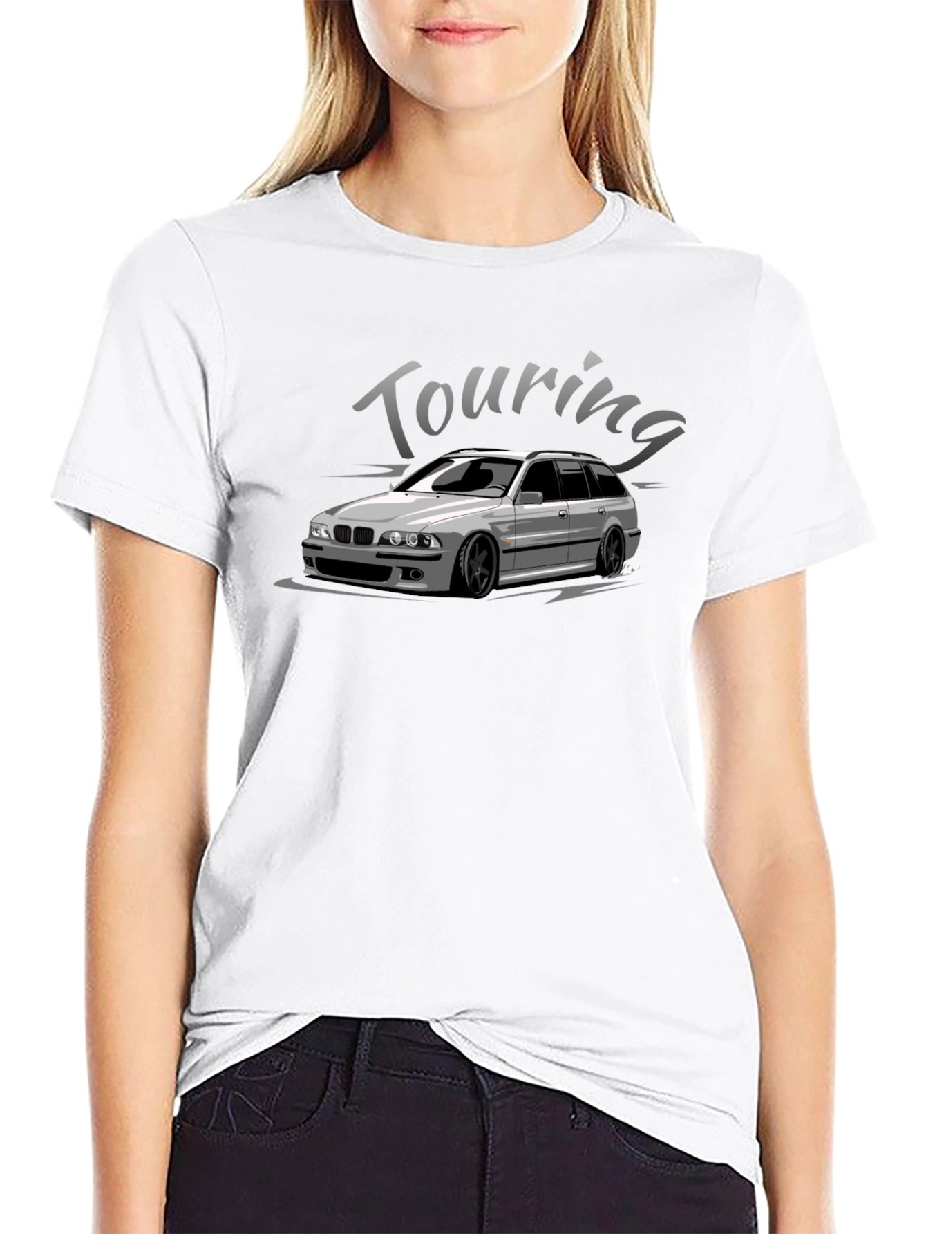 Touring Car Graphic T-Shirt - Black
