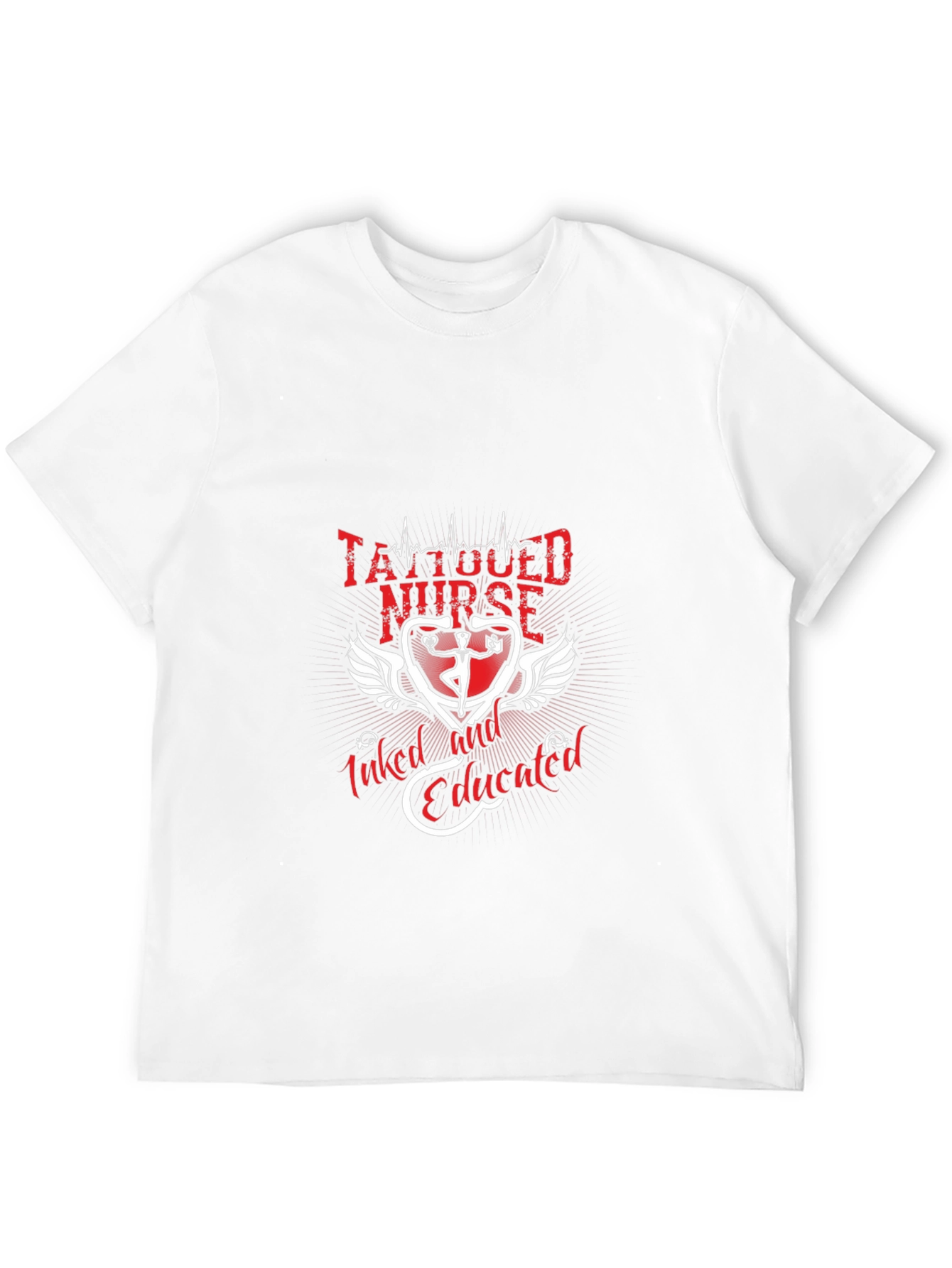 Tattooed Nurse Graphic Tee - Inked & Educated