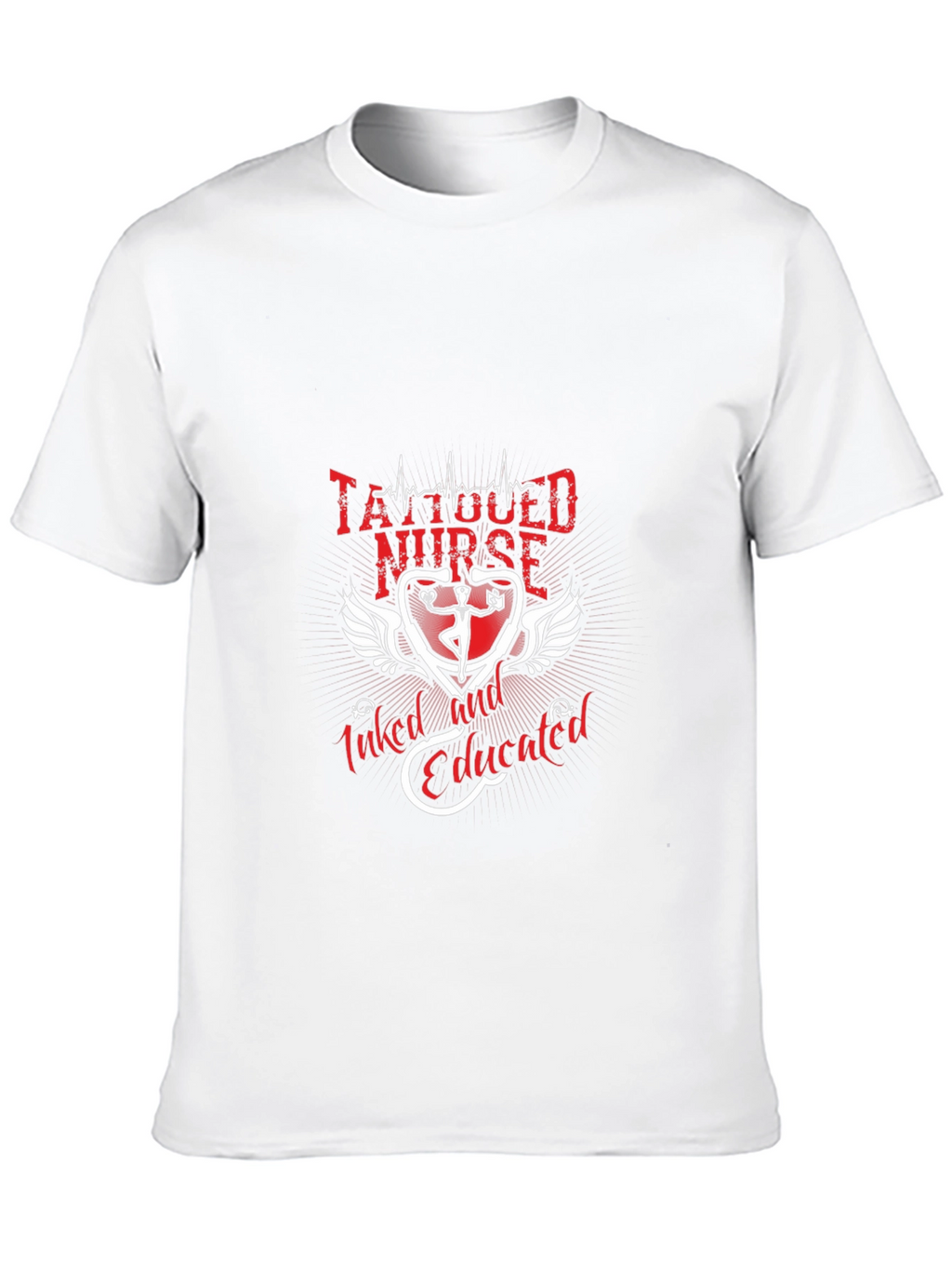Tattooed Nurse Graphic Tee - Inked & Educated