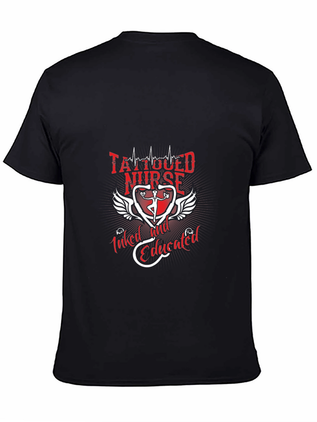 Tattooed Nurse Graphic Tee - Inked & Educated