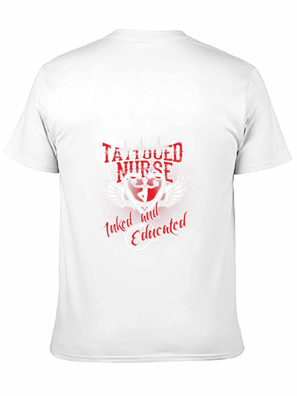 Tattooed Nurse Graphic Tee - Inked & Educated