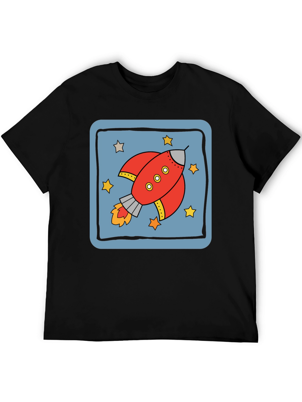 Retro Rocket T-Shirt - Space Adventure Design