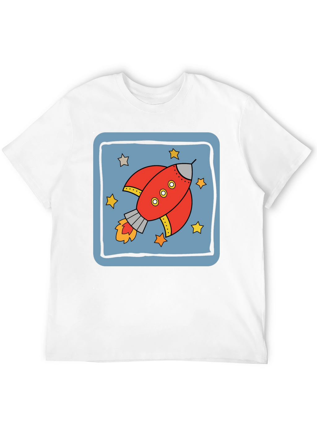 Retro Rocket T-Shirt - Space Adventure Design