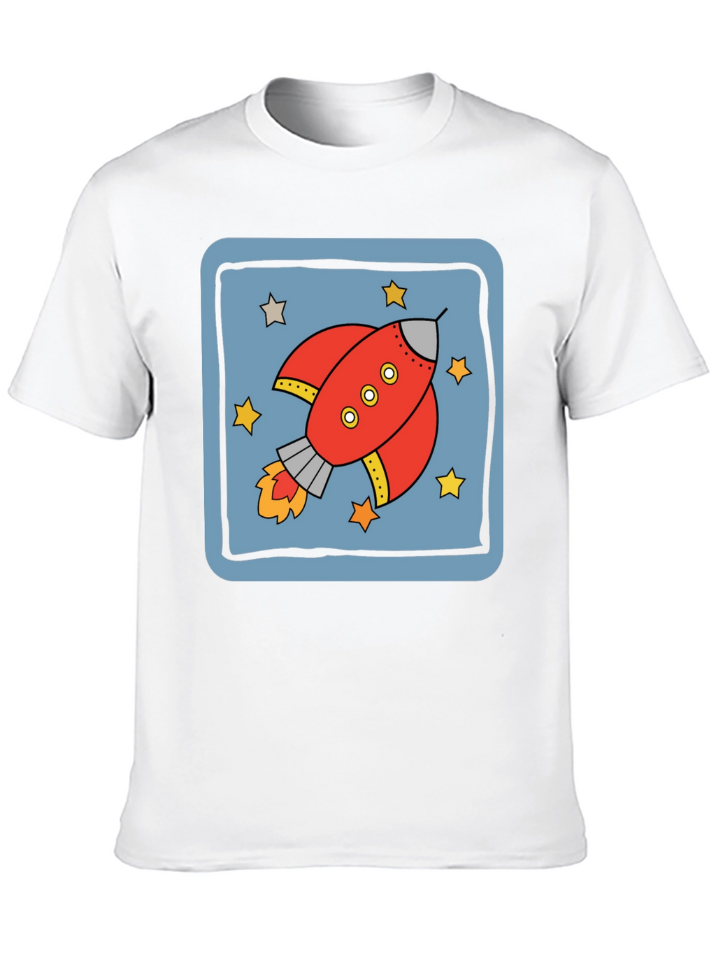 Retro Rocket T-Shirt - Space Adventure Design