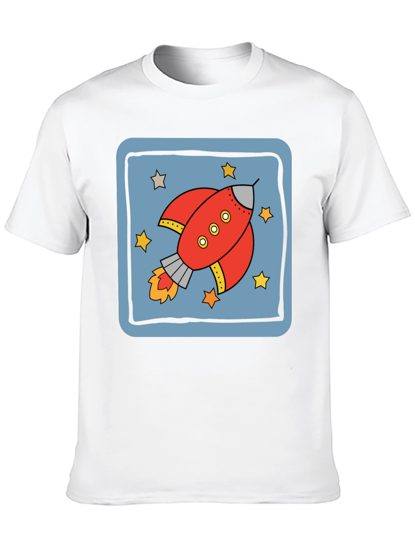 Retro Rocket T-Shirt - Space Adventure Design