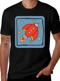 Retro Rocket T-Shirt - Space Adventure Design
