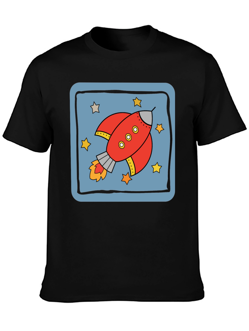 Retro Rocket T-Shirt - Space Adventure Design