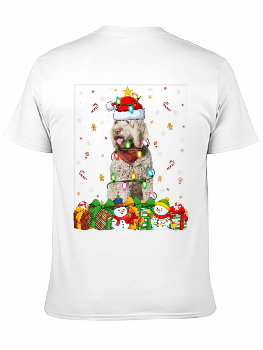 Festive Dog Christmas T-Shirt