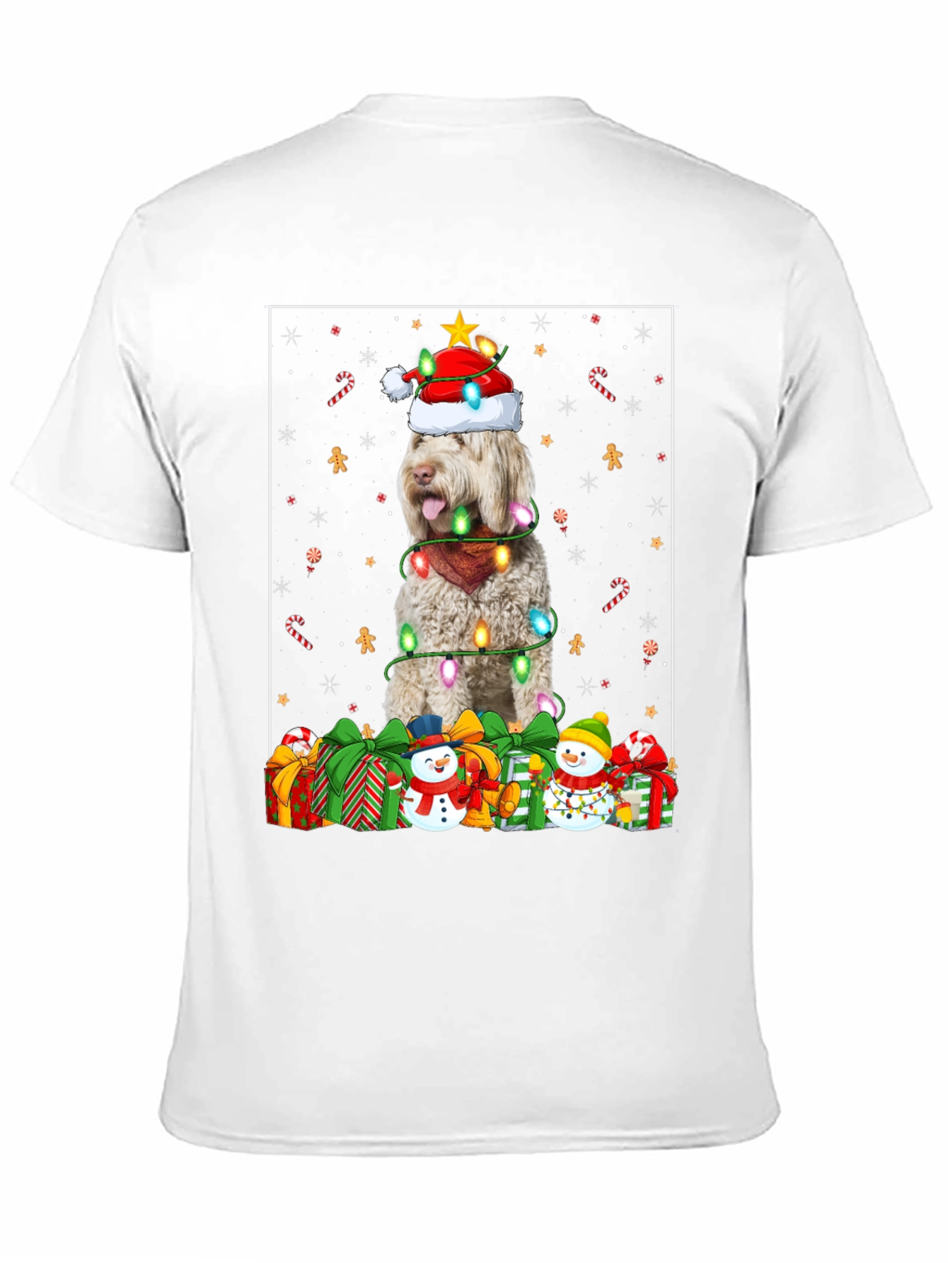 Festive Dog Christmas T-Shirt