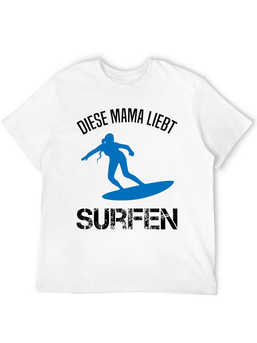 Diese Mama Liebt Surfen T-Shirt - Surfer Mom Tee