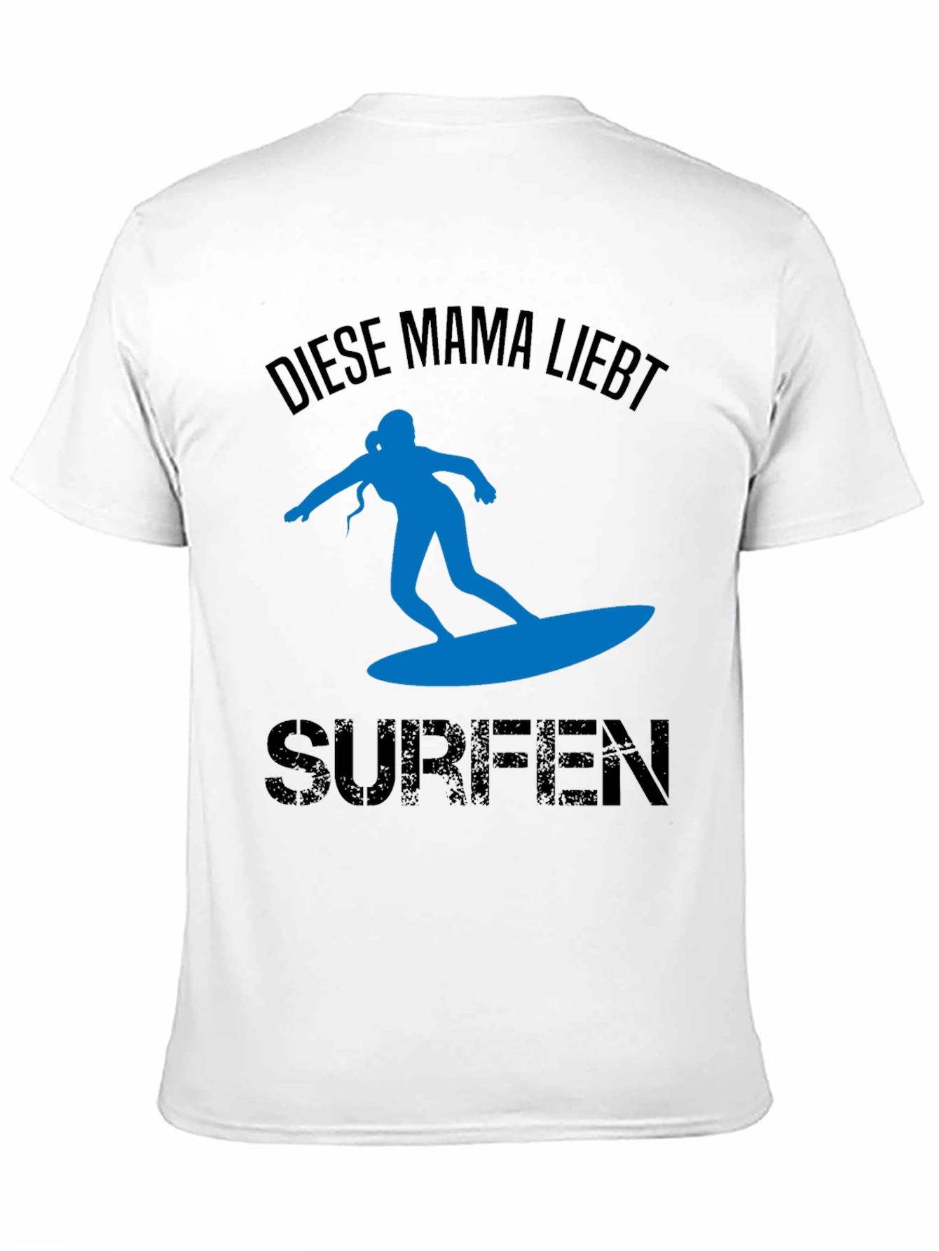 Diese Mama Liebt Surfen T-Shirt - Surfer Mom Tee