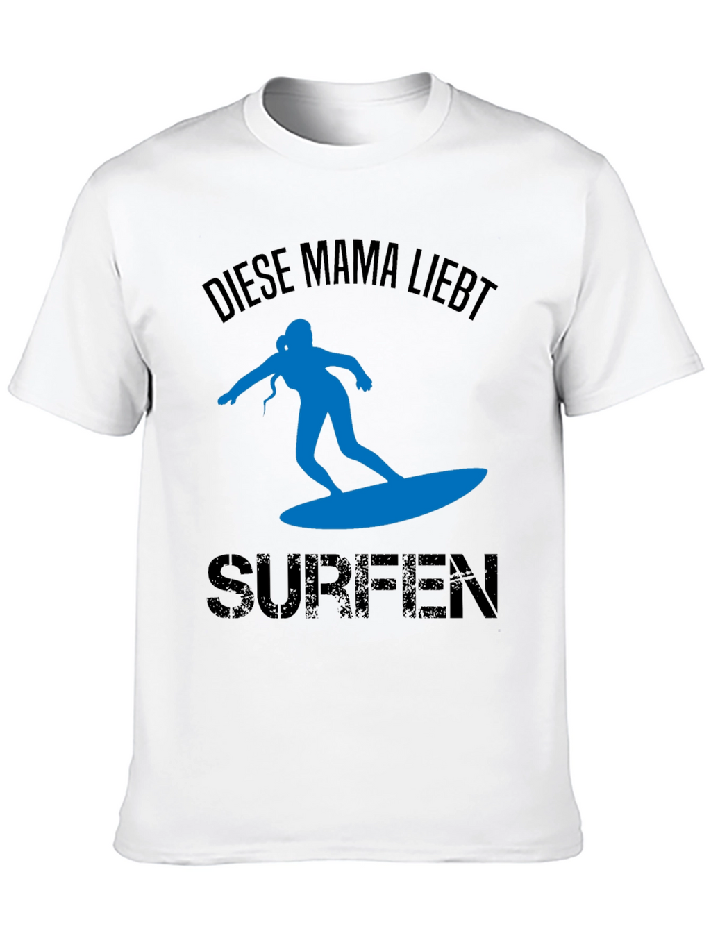 Diese Mama Liebt Surfen T-Shirt - Surfer Mom Tee