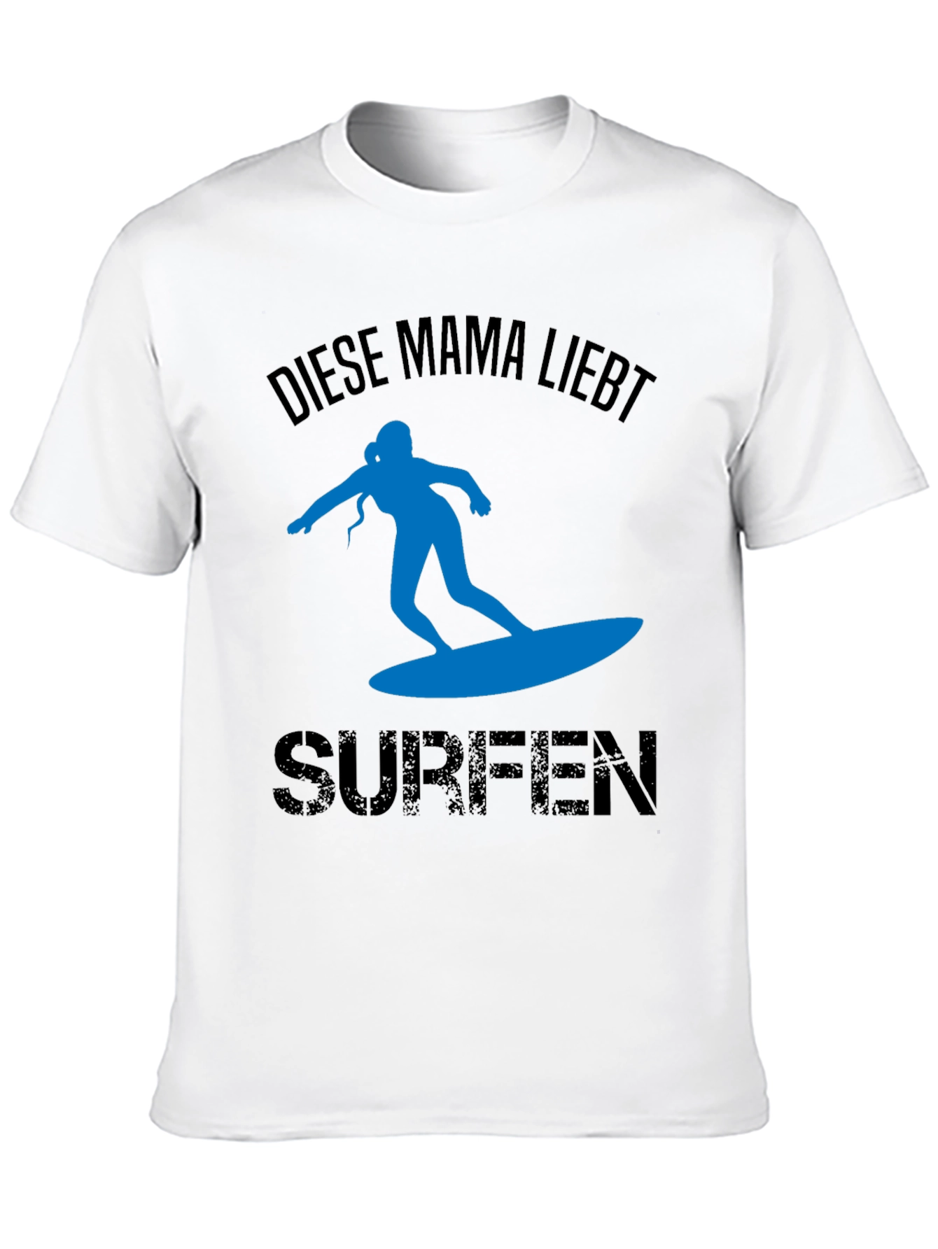 Diese Mama Liebt Surfen T-Shirt - Surfer Mom Tee