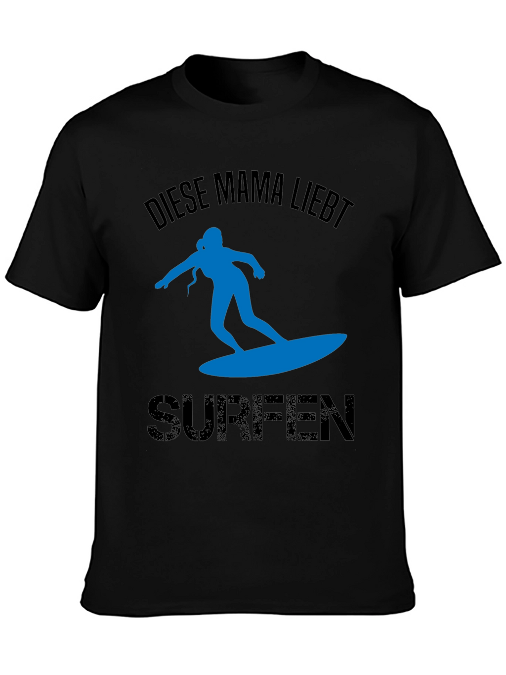 Diese Mama Liebt Surfen T-Shirt - Surfer Mom Tee