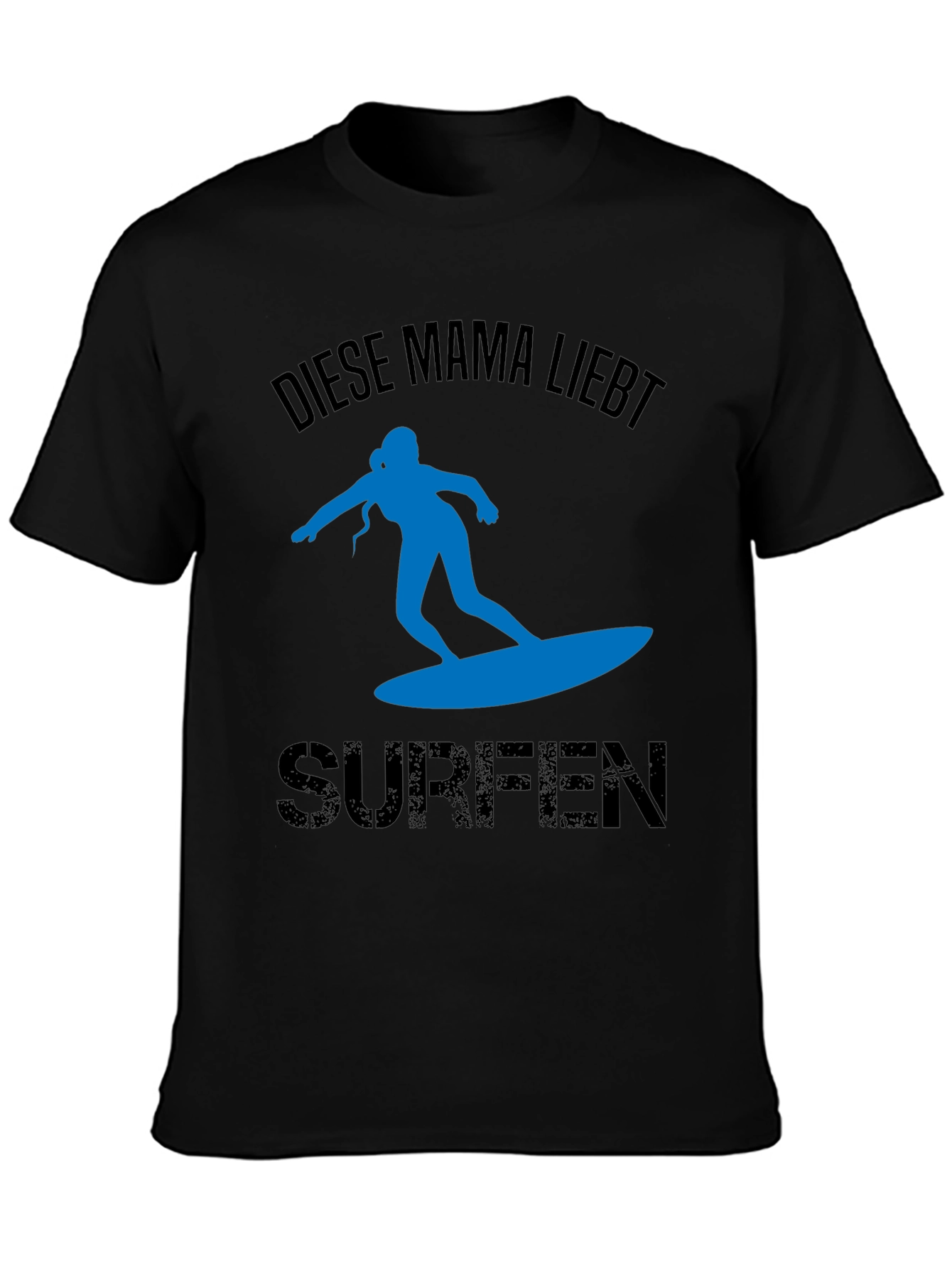 Diese Mama Liebt Surfen T-Shirt - Surfer Mom Tee